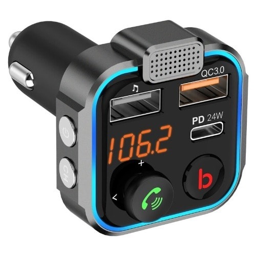 Porodo Smart Car Charger FM Transmitters