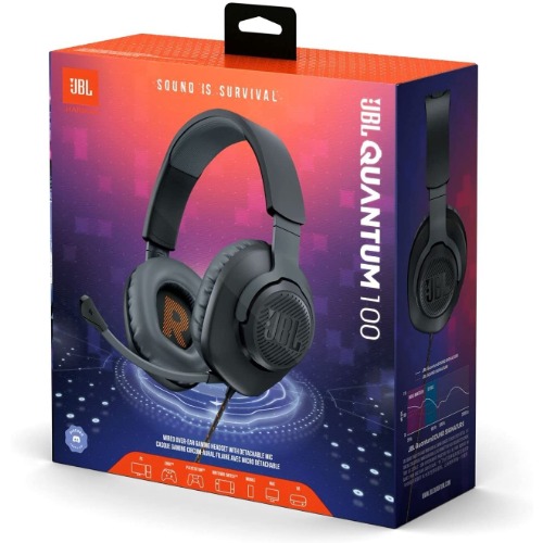 JBL Quantum 100 Over-ear Gaming Headphones For Pc, Playstation & Xbox One