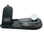 4 IN 1 WIRELESS CHARGING STATION WITH RGB LIGHT AND DIGITAL CLOCK A06